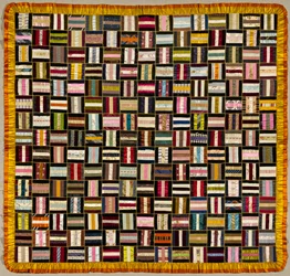 Bars Quilt, ca. 1880